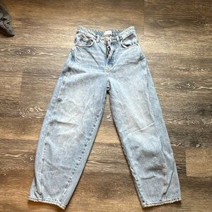 Zara Barrel Jeans Size 0